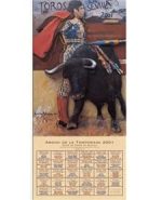 Cartel taurino Feria de Sevilla 2001