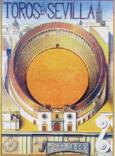 Cartel de toros Feria de Sevilla 2000