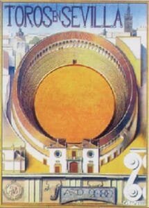 Cartel de toros Feria de Sevilla 2000