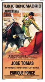 Cartel de toros personalizado