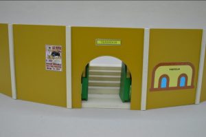 Toy Bullring stand for the access of the audience - Image 3