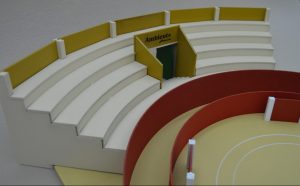 Toy Bullring stand for the access of the audience - Image 4