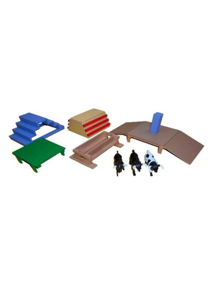 Conjunto de obstáculos para toros