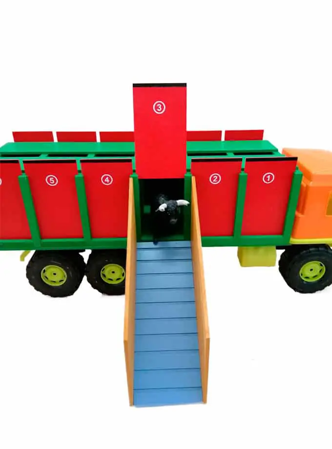 Camión de toros de juguete grande XL-2