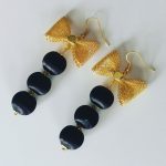 Bullfighter Bow Earrings
