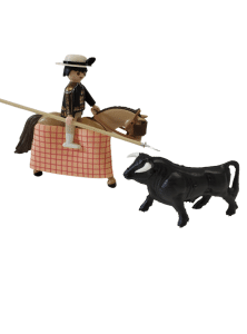 Click Picador à cheval + Taureau de jouet
