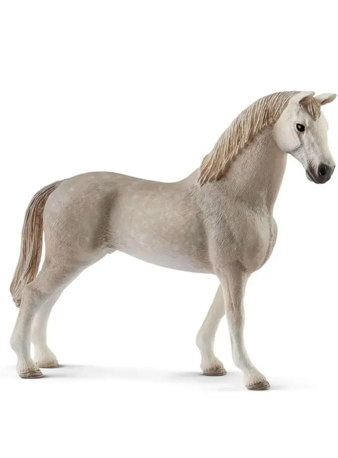 Disfraz de mascota caballo yegua gris y blanco Tamaño L (175-180 CM)