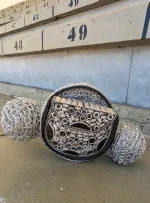 Grand sac en fil d'argent – Image 3