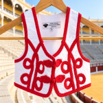 White and red vest for 4 year old boy