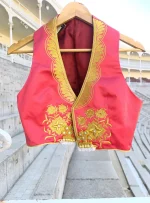 Chaleco Rojo y Oro