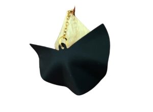 Earrings Revolera - Black bullfighting design - Image 3