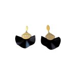 Earrings Revolera - Black bullfighting design