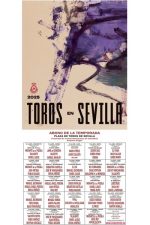 Affiche de tauromachie pour la foire de Séville 2025