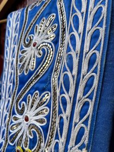 Traje de Luces Azul Añil y Plata11