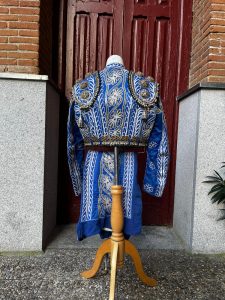 Traje de Luces Azul Añil y Plata2