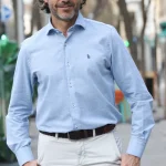 Camisa piqué azul claro RqueR