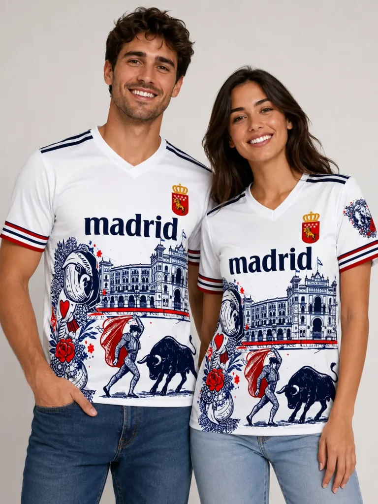 Camiseta Taurina Deportiva Madrid – Adultos
