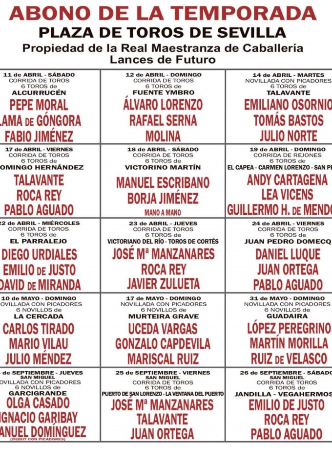 Cartel Feria de Sevilla 2026 - 2